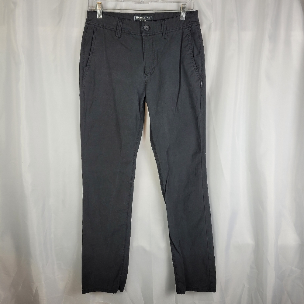 O'NEILL Mission Hybrid Standard Fit Black Outdoor Chino Pants Mens Size 28